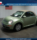 volkswagen new beetle 2009 lt  green gasoline 5 cylinders front wheel drive automatic 76108