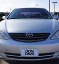 toyota camry 2002 silver sedan le gasoline 4 cylinders front wheel drive automatic with overdrive 76018