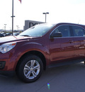 chevrolet equinox 2010 red suv ls gasoline 4 cylinders front wheel drive automatic 76018