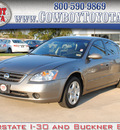 nissan altima 2002 gray sedan 2 5 s gasoline 4 cylinders front wheel drive automatic 75228