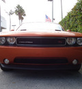 dodge challenger 2011 orange coupe r t gasoline 8 cylinders rear wheel drive 6 speed manual 33157