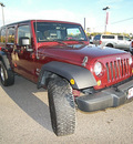 jeep wrangler 2007 red suv x gasoline 6 cylinders 4 wheel drive 6 speed manual 81212