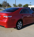 toyota camry 2007 red sedan se v6 gasoline 6 cylinders front wheel drive automatic 75228