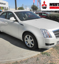 cadillac cts 2008 white sedan 4 gasoline 6 cylinders all whee drive automatic 78238