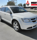 dodge journey 2009 white suv sxt gasoline 6 cylinders front wheel drive automatic 78238