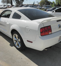 ford mustang 2007 white coupe gt california special gasoline 8 cylinders rear wheel drive manual 78238