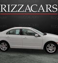 ford fusion 2009 white sedan sel gasoline 6 cylinders front wheel drive automatic with overdrive 60546