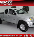 toyota tacoma 2010 silver prerunner gasoline 4 cylinders 2 wheel drive 5 speed manual 91731