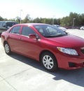 toyota corolla 2009 red sedan le gasoline 4 cylinders front wheel drive automatic 75503