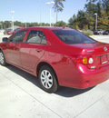 toyota corolla 2009 red sedan le gasoline 4 cylinders front wheel drive automatic 75503