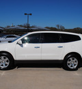 chevrolet traverse 2011 white lt gasoline 6 cylinders front wheel drive automatic 76087