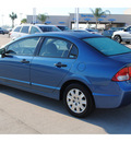 honda civic 2009 blue sedan dx gasoline 4 cylinders front wheel drive automatic 77065