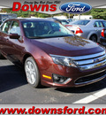 ford fusion 2012 dk  red sedan se gasoline 4 cylinders front wheel drive automatic 08753