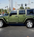 jeep wrangler unlimited 2008 green suv sahara gasoline 6 cylinders 4 wheel drive automatic with overdrive 98371