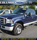 ford f 350 super duty 2005 blue xlt gasoline 10 cylinders 4 wheel drive automatic with overdrive 98632