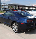 chevrolet camaro 2010 blue coupe ss gasoline 8 cylinders rear wheel drive 6 speed manual 76087