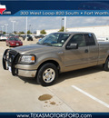 ford f 150 2004 beige pickup truck xlt gasoline 8 cylinders rear wheel drive automatic with overdrive 76108