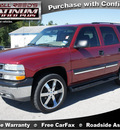chevrolet tahoe 2004 dk  red suv gasoline 8 cylinders rear wheel drive automatic 77388