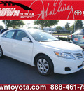 toyota camry 2011 white sedan gasoline 4 cylinders front wheel drive automatic 91761