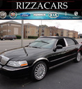 lincoln town car 2003 black sedan signature gasoline 8 cylinders sohc rear wheel drive automatic with overdrive 60546