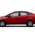 ford fiesta 2012 red sedan se gasoline 4 cylinders 4 speed automatic 77388