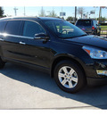 chevrolet traverse 2011 black suv lt gasoline 6 cylinders all whee drive 6 speed automatic 77090