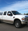 ford f 250 super duty 2008 white king ranch diesel 8 cylinders 4 wheel drive automatic 80504
