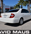 toyota camry 2003 white sedan xle gasoline 4 cylinders front wheel drive automatic 32771