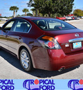 nissan altima 2010 dark red sedan s gasoline 4 cylinders front wheel drive automatic 32837