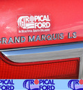 mercury grand marquis 2003 red sedan ls gasoline 8 cylinders sohc rear wheel drive automatic 32837