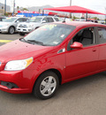 chevrolet aveo5 2009 red hatchback gasoline 4 cylinders front wheel drive automatic 79925