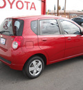 chevrolet aveo5 2009 red hatchback gasoline 4 cylinders front wheel drive automatic 79925