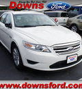 ford taurus 2012 white sedan se gasoline 6 cylinders front wheel drive automatic 08753