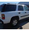 chevrolet tahoe 2004 white suv gasoline 8 cylinders rear wheel drive 4 speed automatic 77090