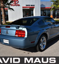 ford mustang 2005 blue coupe gasoline 6 cylinders rear wheel drive automatic 32771