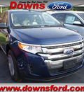 ford edge 2012 dk  blue se gasoline 6 cylinders front wheel drive automatic 08753