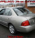 nissan sentra 2004 gray sedan s gasoline 4 cylinders front wheel drive automatic 14094