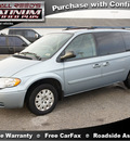 chrysler town and country 2005 lt  blue van lx gasoline 6 cylinders front wheel drive automatic 77388