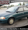 chevrolet metro 1998 green sedan lsi gasoline 4 cylinders front wheel drive automatic 77388