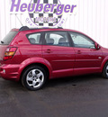 pontiac vibe 2005 dk  red hatchback gasoline 4 cylinders front wheel drive automatic 80905