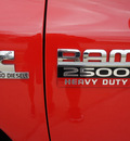 dodge ram pickup 2500 2007 red slt diesel 6 cylinders rear wheel drive automatic 76108