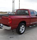 dodge ram pickup 1500 2007 red pickup truck gasoline 8 cylinders rear wheel drive automatic with overdrive 76087
