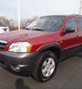 mazda tribute 2004 red suv es v6 gasoline 6 cylinders front wheel drive 4 speed automatic 44410