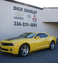 chevrolet camaro 2010 yellow coupe lt gasoline 6 cylinders rear wheel drive automatic 27215