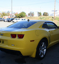 chevrolet camaro 2010 yellow coupe lt gasoline 6 cylinders rear wheel drive automatic 27215