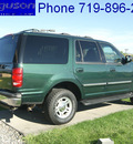 ford expedition 2001 dark highland green suv xlt gasoline 8 cylinders 4 wheel drive automatic 80910