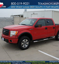 ford f 150 2009 red fx4 flex fuel 8 cylinders 4 wheel drive automatic 76108