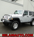 jeep wrangler unlimited 2007 bright silver suv rubicon gasoline 6 cylinders 4 wheel drive automatic 98371