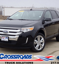 ford edge 2012 black limited gasoline 6 cylinders all whee drive automatic 62708