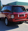range rover range rover 2012 maroon suv hse gasoline 8 cylinders 4 wheel drive automatic 27511